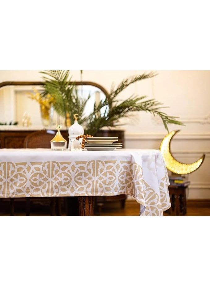 مفرش سفرة رمضان طاولة الخامه قماش تقيل تحفه - Image 2